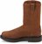 Side view of Justin Original Work Boots Mens Cargo Brown Pull On